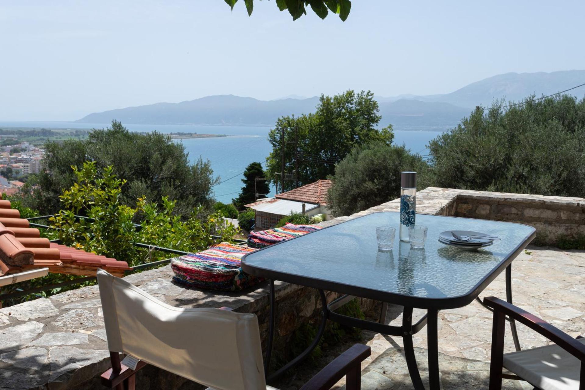 Ferienwohnung To Spiti Sto Castro Nafpaktos Exterior foto